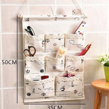 Fabric Wall Hanging Bag For Storage
